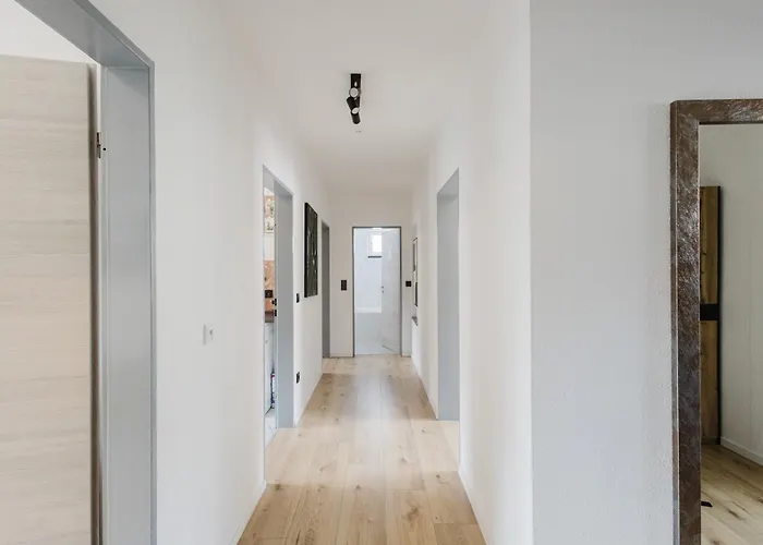 아파트 Stilvolles Mit Blick Auf Dreifluesse-eck 파사우