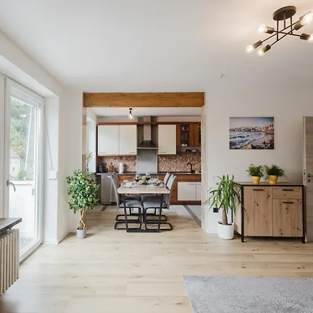 Stilvolles Mit Blick Auf Dreifluesse-eck Apartman Passau